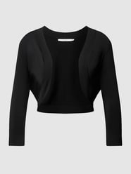 Bolero mit Schalkragen von Jake*s Cocktail Grau / Schwarz - 34