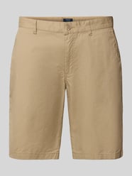 Slim fit bermuda met steekzakken van MCNEAL Beige - 7