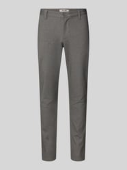 Slim Fit Chino aus Viskose-Mix Modell 'MARK' von ONLY & SONS Beige - 48
