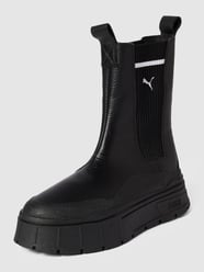 Chelsea-Boots mit Plateau-Sohle Modell 'Mayze' von Puma Schwarz - 40