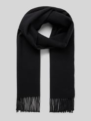 Wollen sjaal met franjes van bugatti - 8