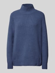 Regular Fit Strickpullover mit Stehkragen von Jake*s Casual Blau - 3