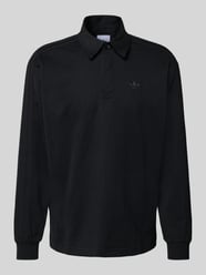 Regular fit poloshirt met labelstitching van adidas Originals - 1