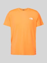 T-Shirt mit Label-Print Modell 'Reaxion Red Box' von The North Face Orange - 2