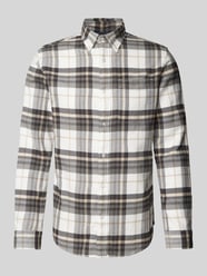 Slim Fit Freizeithemd Button-Down-Kragen Modell 'BLUNORRIS' von Jack & Jones Premium Grau - 9