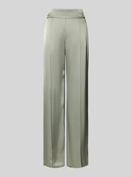 Stoffhose aus Satin von Marc Cain Grün - 20