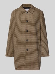 Relaxed fit lange jas met platte kraag van REVIEW - 26