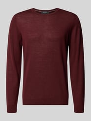 Strickpullover aus Schurwolle mit Rundhalsausschnitt von MAERZ Muenchen - 48