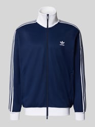 Trainingsjacke mit Stehkragen und Zweiwege-Reißverschluss von adidas Originals - 34
