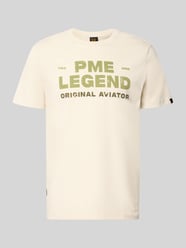 T-Shirt mit Rundhalsausschnitt und Label-Print von PME Legend - 10