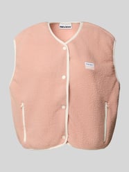 Weste mit Druckknopfleiste von Review Pink - 29