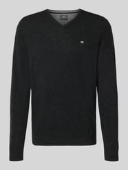 Regular Fit Pullover mit Kaschmir-Anteil Modell 'Merino' von Fynch-Hatton - 44