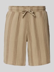 Regular Fit Shorts mit elastischem Bund Modell 'JAIDEN' von Jack & Jones Beige - 43