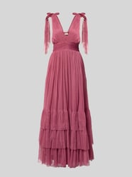 Maxi-jurk in laagjeslook van Lace & Beads - 3