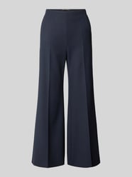 Bootcut fit stoffen broek met persplooien van Windsor - 6