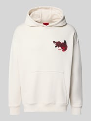 Bluza z kapturem o kroju regular fit z czystej bawełny model 'DAGETHOOD' od HUGO - 24