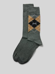 Socken mit Label-Print im 2er-Pack von BOSS Grau - 41