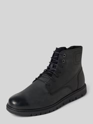 Leren boots met siernaden, model 'GHIACCIAIOD' van Geox - 38