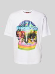 T-Shirt mit Label-Print Modell 'Duwood' von HUGO - 17