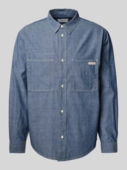 Regular fit jeansoverhemd met labeldetail, model 'EASY CHAMBRAY' van Calvin Klein Jeans - 38