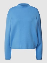 Strickpullover mit Stehkragen von Selected Femme Blau - 25