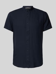 Freizeithemd mit Maokragen Modell 'MAZE' von Jack & Jones Premium Blau - 27