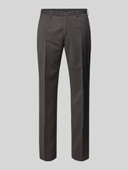 Spodnie garniturowe o kroju slim fit z kantami model 'Move Apollo' od DIGEL - 21