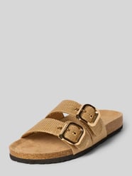 Pantoletten in Weboptik Modell 'MAXI-16 RAFFIA' von Only Beige - 30