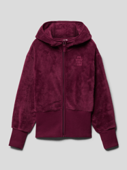 Bluza rozpinana z haftem od s.Oliver RED LABEL Bordowy - 48