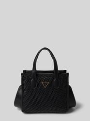 Mini tote bag met labeldetails, model 'SILVANA' van Guess - 16