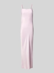 Maxikleid mit Wasserfall-Ausschnitt Modell 'Antonie' von LeGer Pink - 8