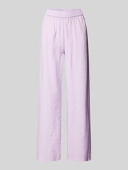 Regular Fit Hose mit elastischem Bund Modell 'Summer' von Toni Dress Lila - 2