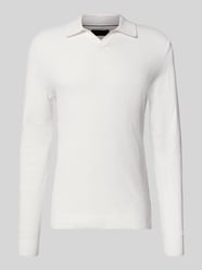 Regular Fit Poloshirt in Strick-Optik Modell 'Riley' von JACK & JONES Premium - 25