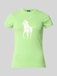 t-shirt o kroju slim fit z mieszanki bawełny od Polo Ralph Lauren - 44