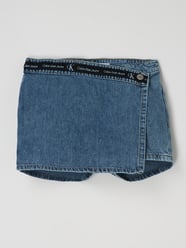 Jeansrock mit Kontrastrückseite von Calvin Klein Jeans Blau - 32