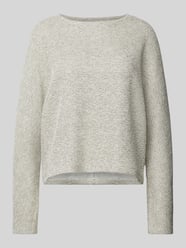 Sweatshirt mit Rundhalsausschnitt Modell 'Galty' von OPUS Grau - 44