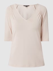 T-shirt van modalmix  van comma Wit - 13