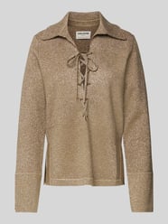 Sweter z dzianiny z wykładanym kołnierzem model ‘LISTY VI’ od Zadig&Voltaire - 27