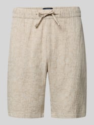 Regular Fit Bermudas mit elastischem Bund und Gesäßtasche von MCNEAL Beige - 29