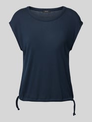 T-Shirt mit Kappärmeln Modell 'SEWUKI' von OPUS Blau - 12