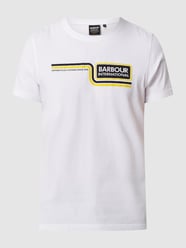 T-shirt z logo od Barbour International™ Biały - 25