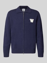 Cardigan aus Wolle mit Zweiwege-Reißverschluss Modell 'Tay' von Wood Wood - 3