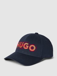 Basecap mit Label-Print von HUGO Blau - 32