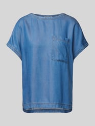 Blusenshirt mit aufgesetzter Brusttasche von Marc O'Polo Blau - 15