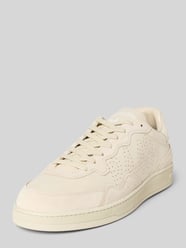 Sneakers van leer met vetersluiting, model 'VERT 1' van P448 Beige - 43
