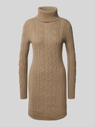 Strickkleid aus Lammwolle-Mix mit Rollkragen von Lauren Ralph Lauren Beige - 29