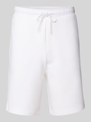 Regular fit sweatshorts met elastische band, model 'Headlo' van BOSS Green - 37