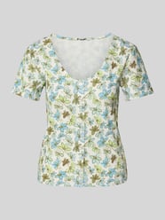 Regular Fit Blusenshirt mit Allover-Muster von Tom Tailor Denim - 8