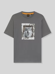 Regular fit T-shirt van katoenjersey, model 'LUPO' van BOSS Orange - 19