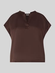T-Shirt mit Serafino-Ausschnitt Modell 'SELITA' von b.young - 36